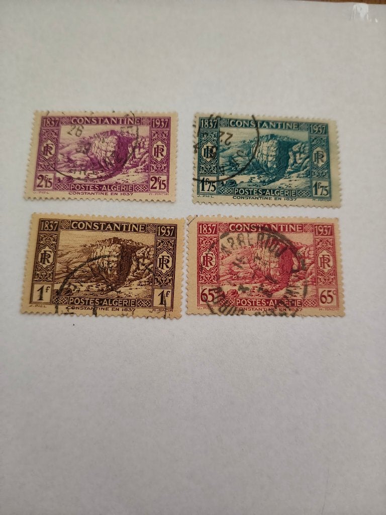 8369 algerije - 1937 landschap constantine, Verzenden, Overige landen