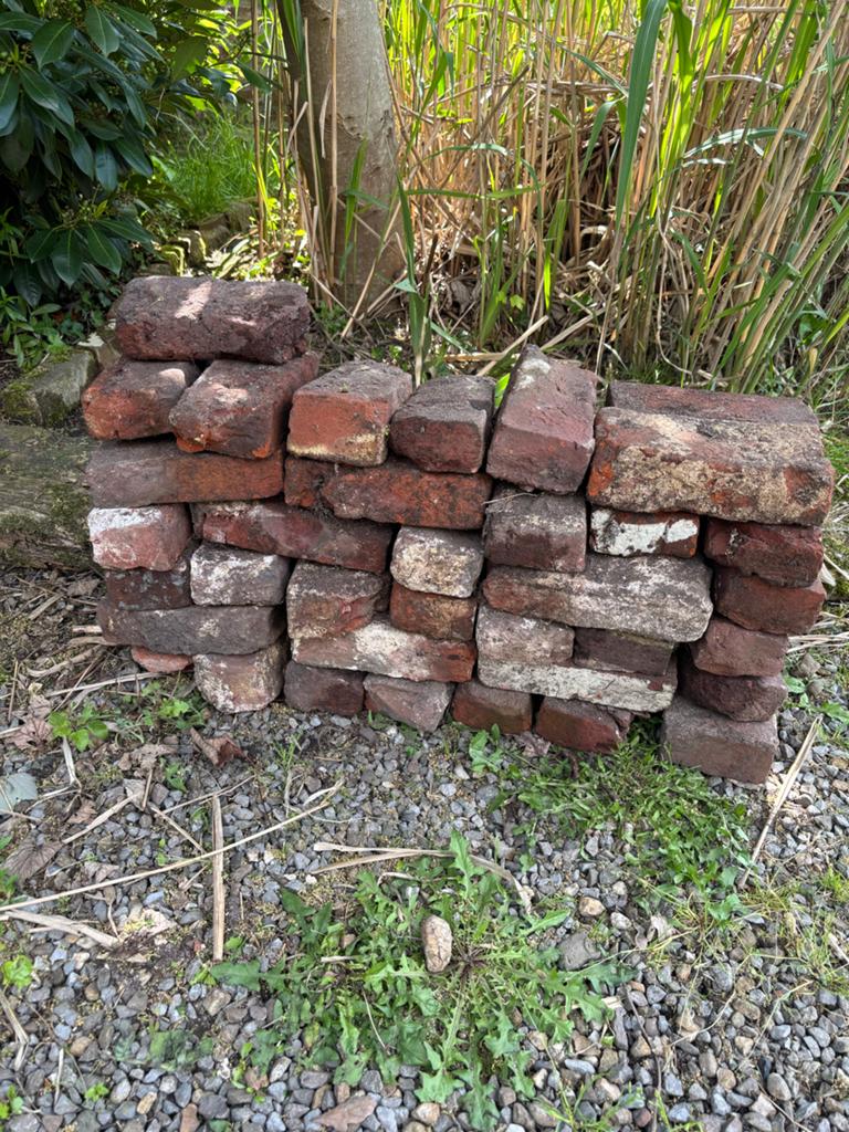 Veldbrandstenen 50 stuks, Ophalen of Verzenden, Gebruikt, Bakstenen