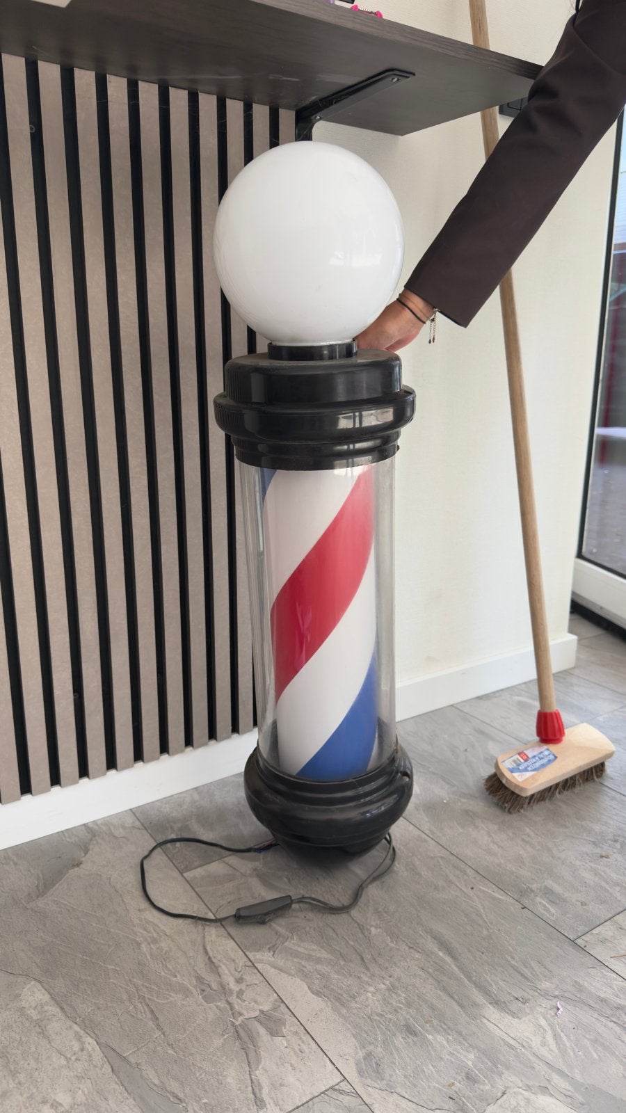 Vintage Kapperspaal - Klassieke Barberpole, Ophalen