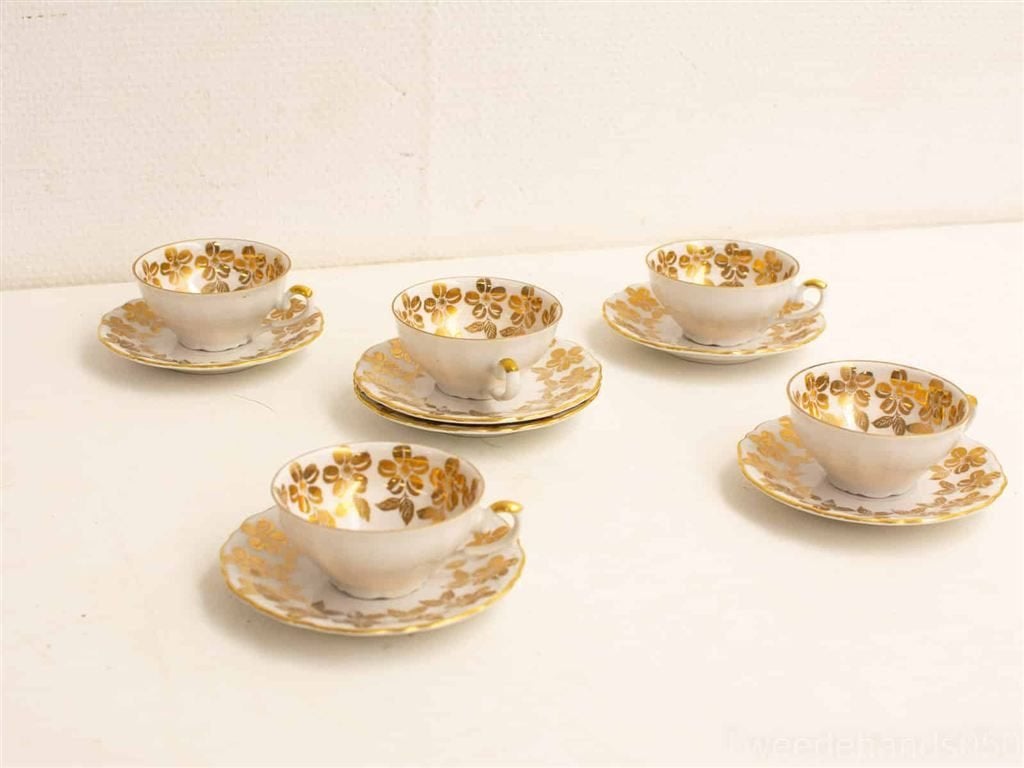 12 delig 6 schoteltjes 6 kopjes 25977