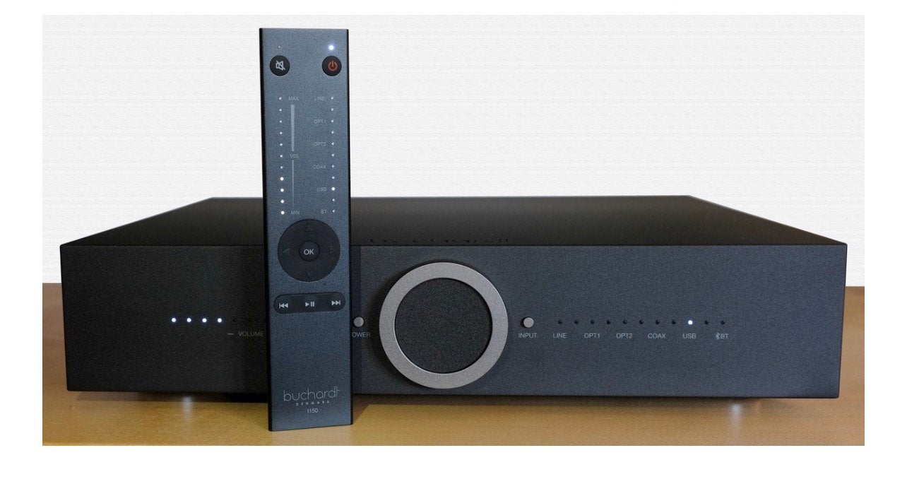 Buchardt i150, Audio, Tv en Foto, Versterkers en Receivers, Ophalen of Verzenden, Zo goed als nieuw, 120 watt of meer, Overige merken