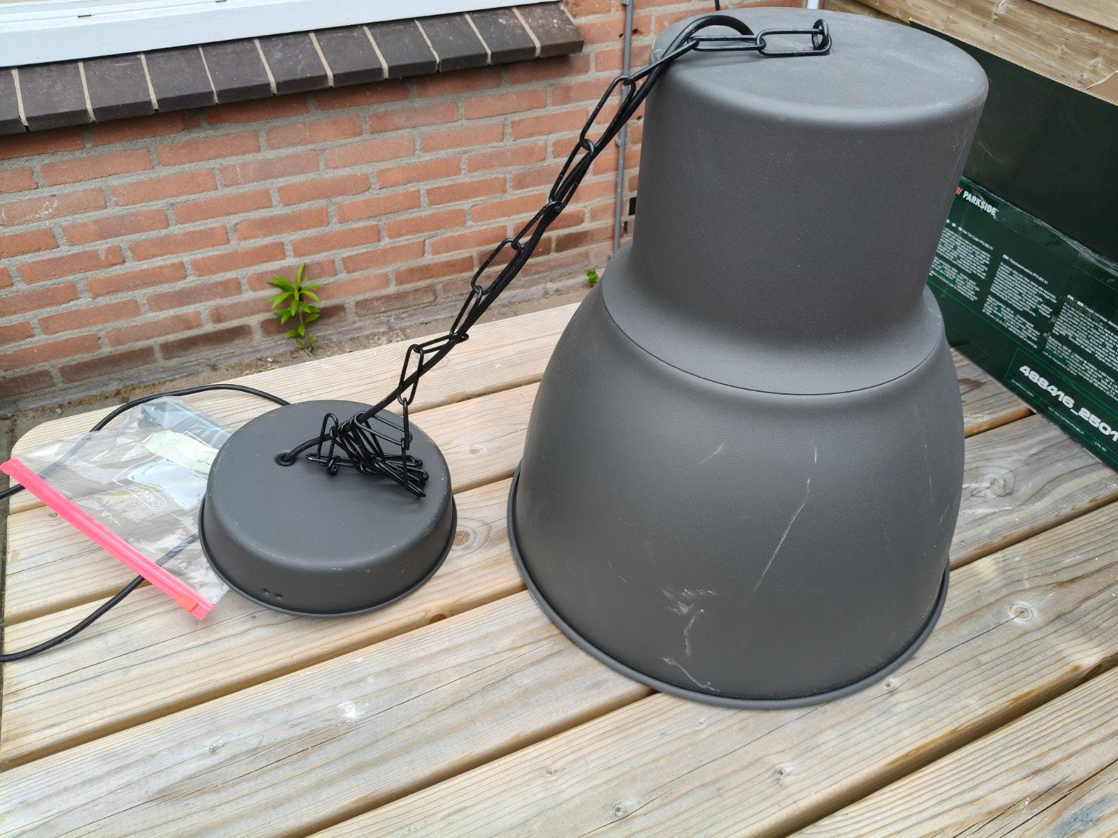 IKEA Hector hanglamp - gebruikt, Ophalen, Gebruikt, 50 tot 75 cm, Metaal