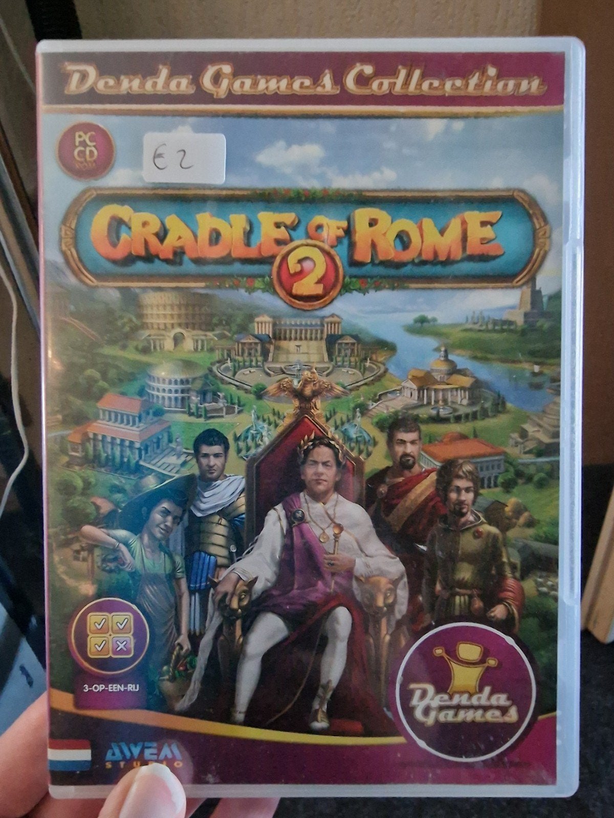 Cradle of Rome 2 PC CD-ROM - Puzzelspel, Puzzel en Educatief, Gebruikt, 1 speler, Eén computer