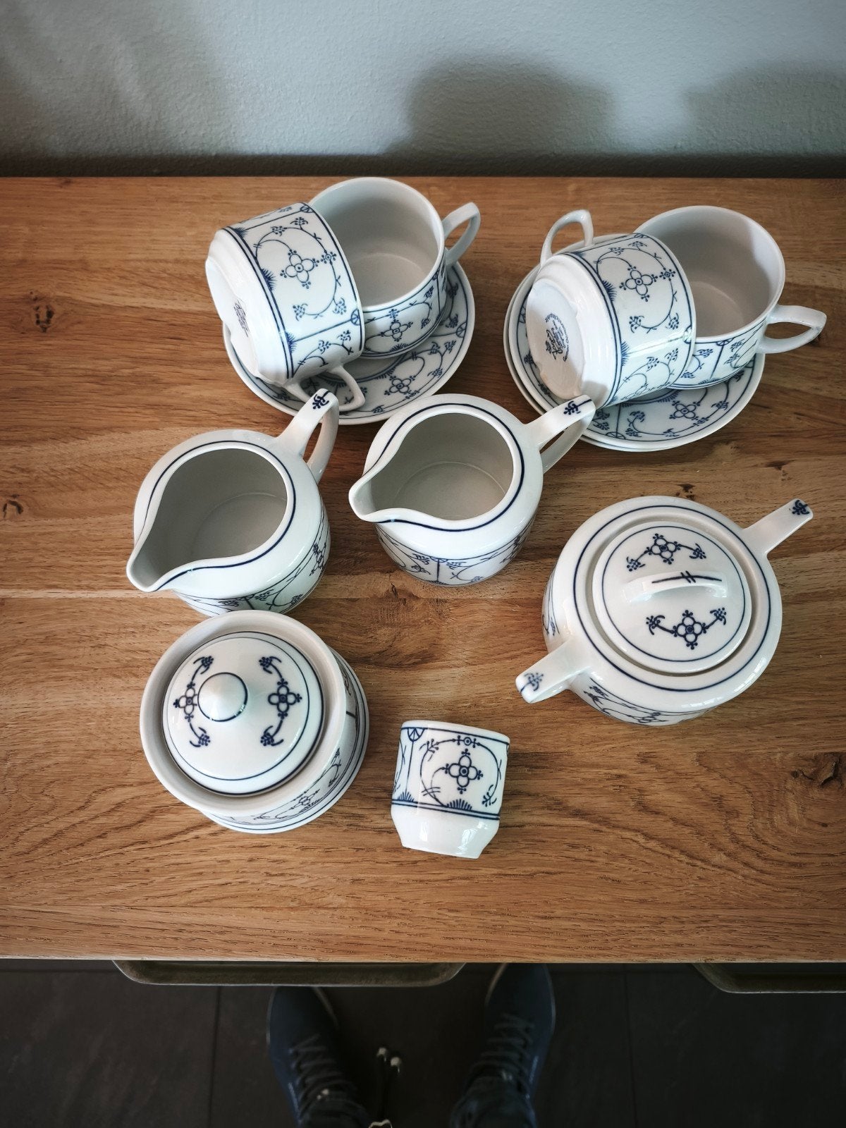 Jäger Eisenberg Porseleinen Servies - Origineel Blau Sachs, Antiek en Kunst, Ophalen of Verzenden
