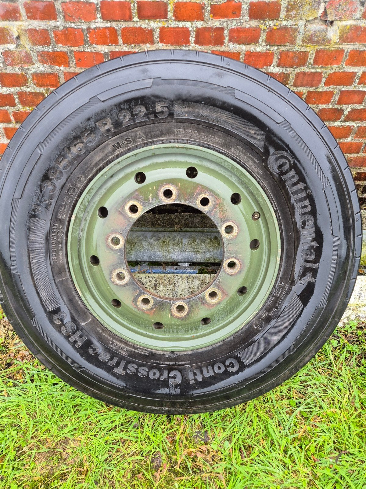 Continental Crosstrac HS3 385/65 R22.5 vrachtwagenband, Ophalen, Gebruikt