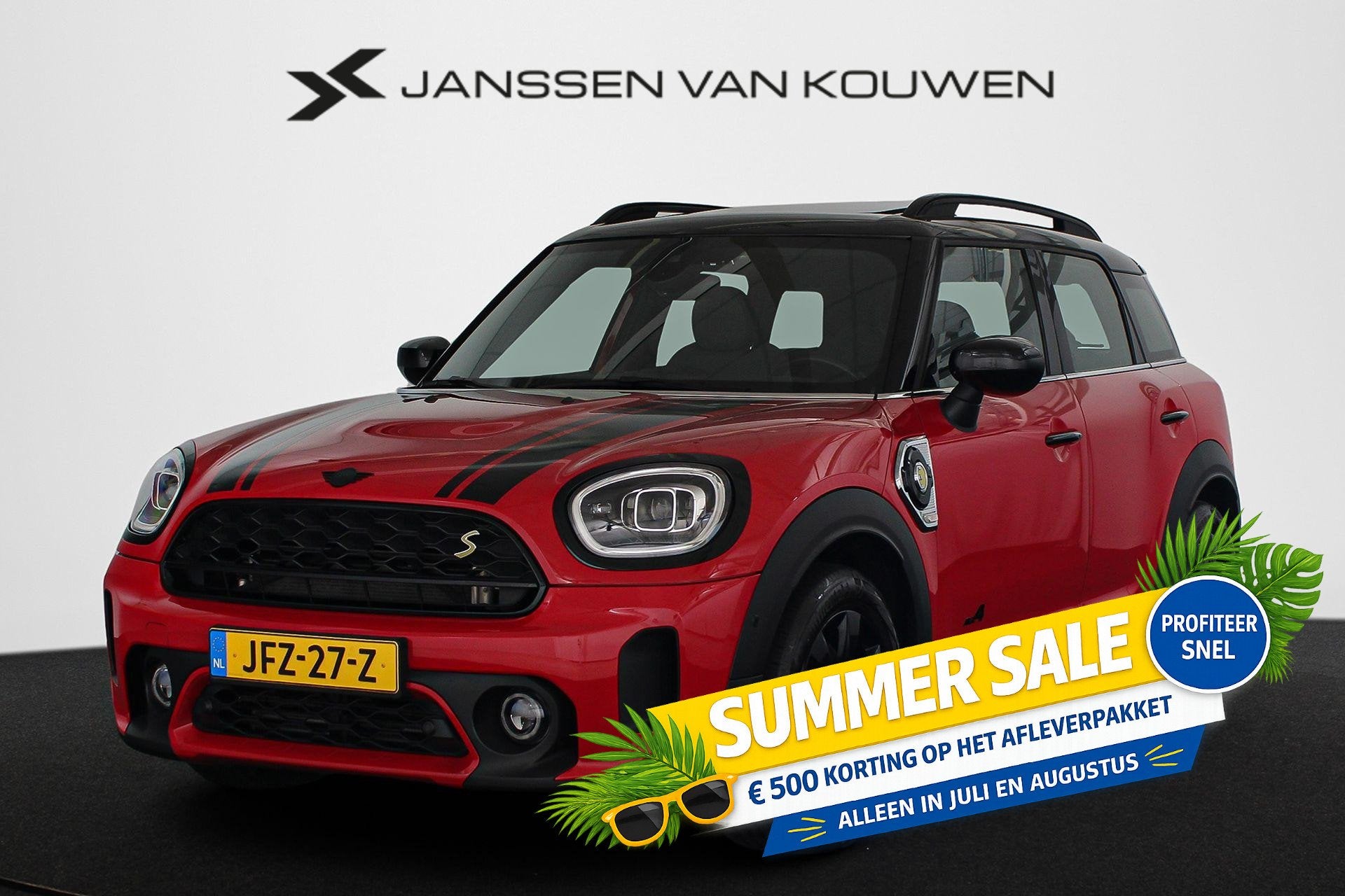 MINI Countryman 1.5 Cooper S E ALL4 Classic Panoramadak Head, Auto's, Automaat, Gebruikt, Countryman, Plug-in hybride