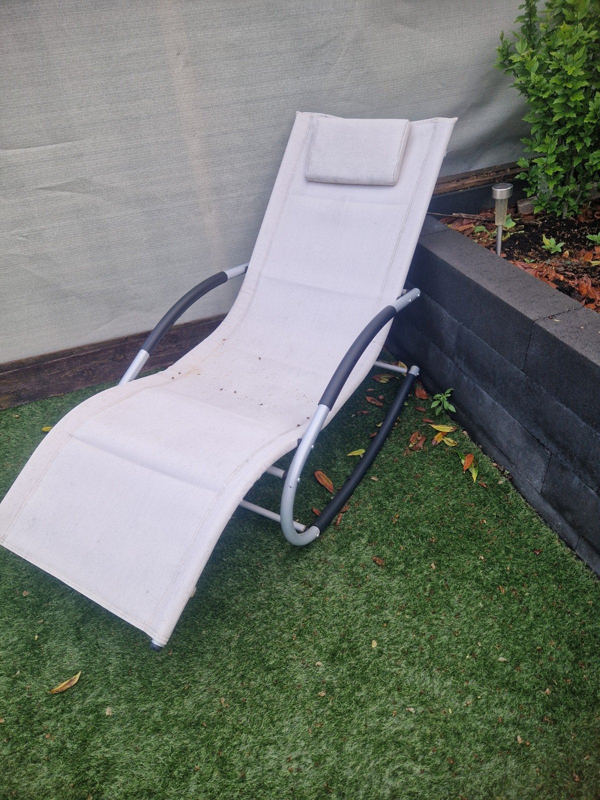 Ligstoel voor buiten., Tuin en Terras, Ligbedden, Ophalen, Aluminium