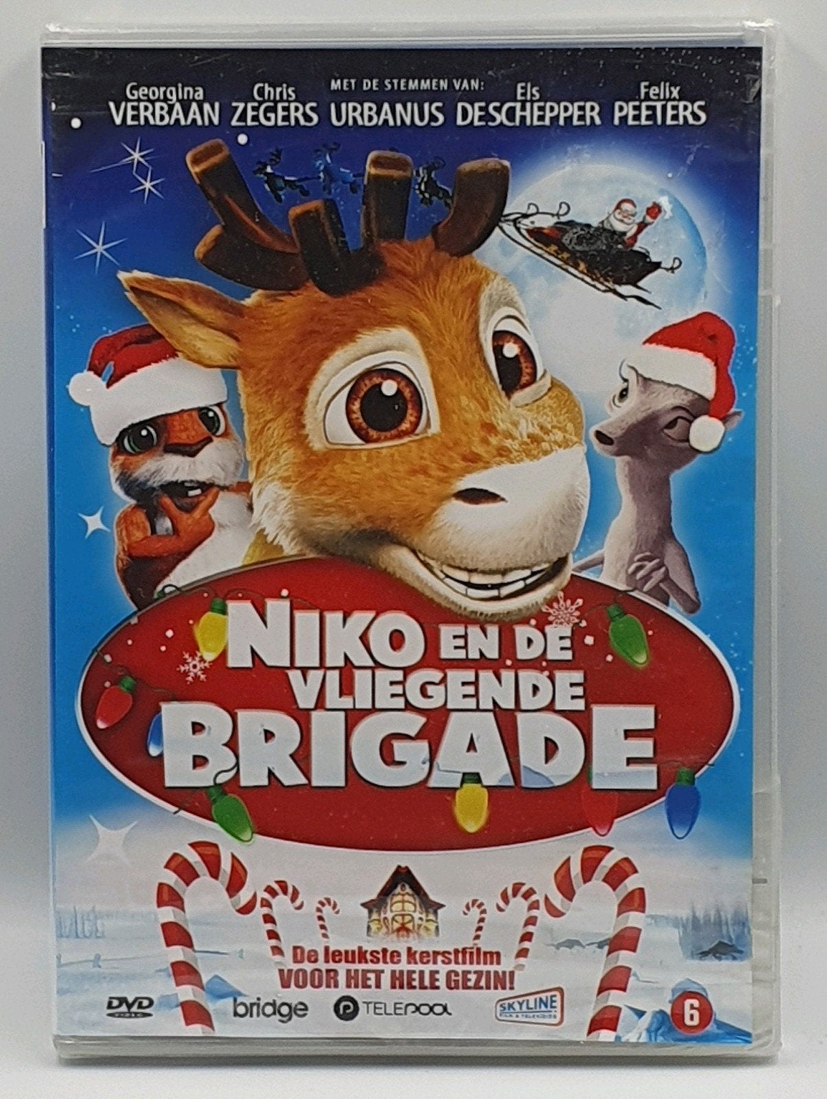 Te koop: Niko en de Vliegende Brigade DVD - Familiefilm, Cd's en Dvd's, Alle leeftijden, Overige genres, Ophalen of Verzenden