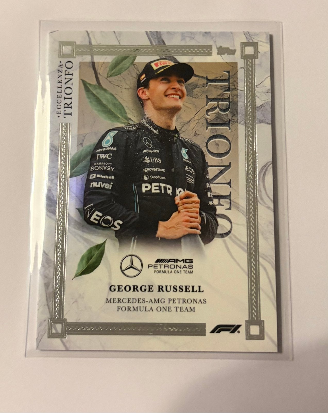Topps F1 Eccellenza George Russell, Verzamelen, Ophalen of Verzenden, Zo goed als nieuw, Formule 1