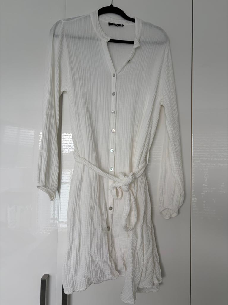 Mousseline jurk wit Most Wanted maat M nieuw, Maat 38/40 (M), Wit, Ophalen of Verzenden, Zo goed als nieuw