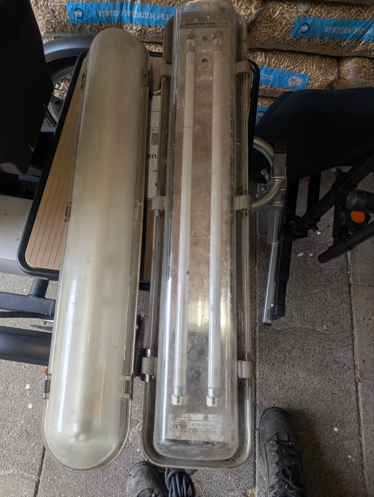 noodlamp, Ophalen, Minder dan 50 watt