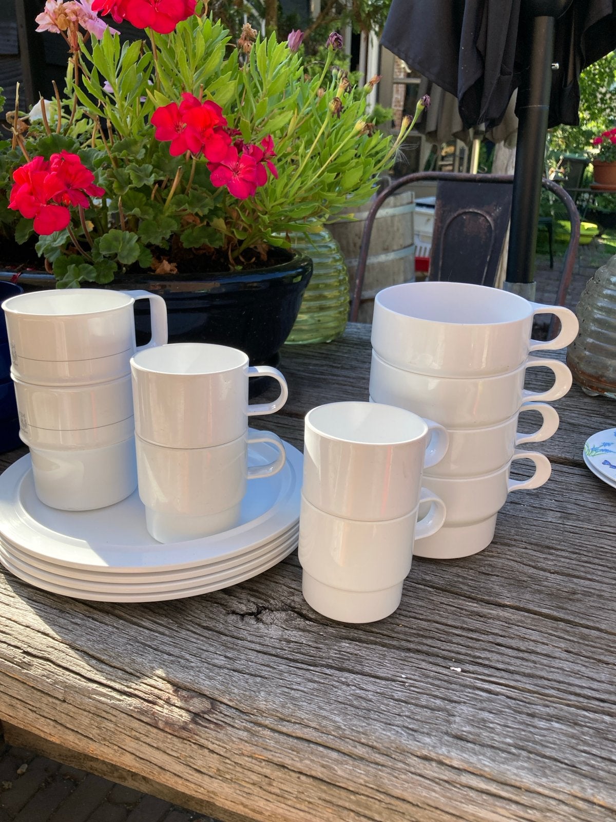 Mepal servies camping en Coppia soepkommen, Caravans en Kamperen, Ophalen of Verzenden, Gebruikt