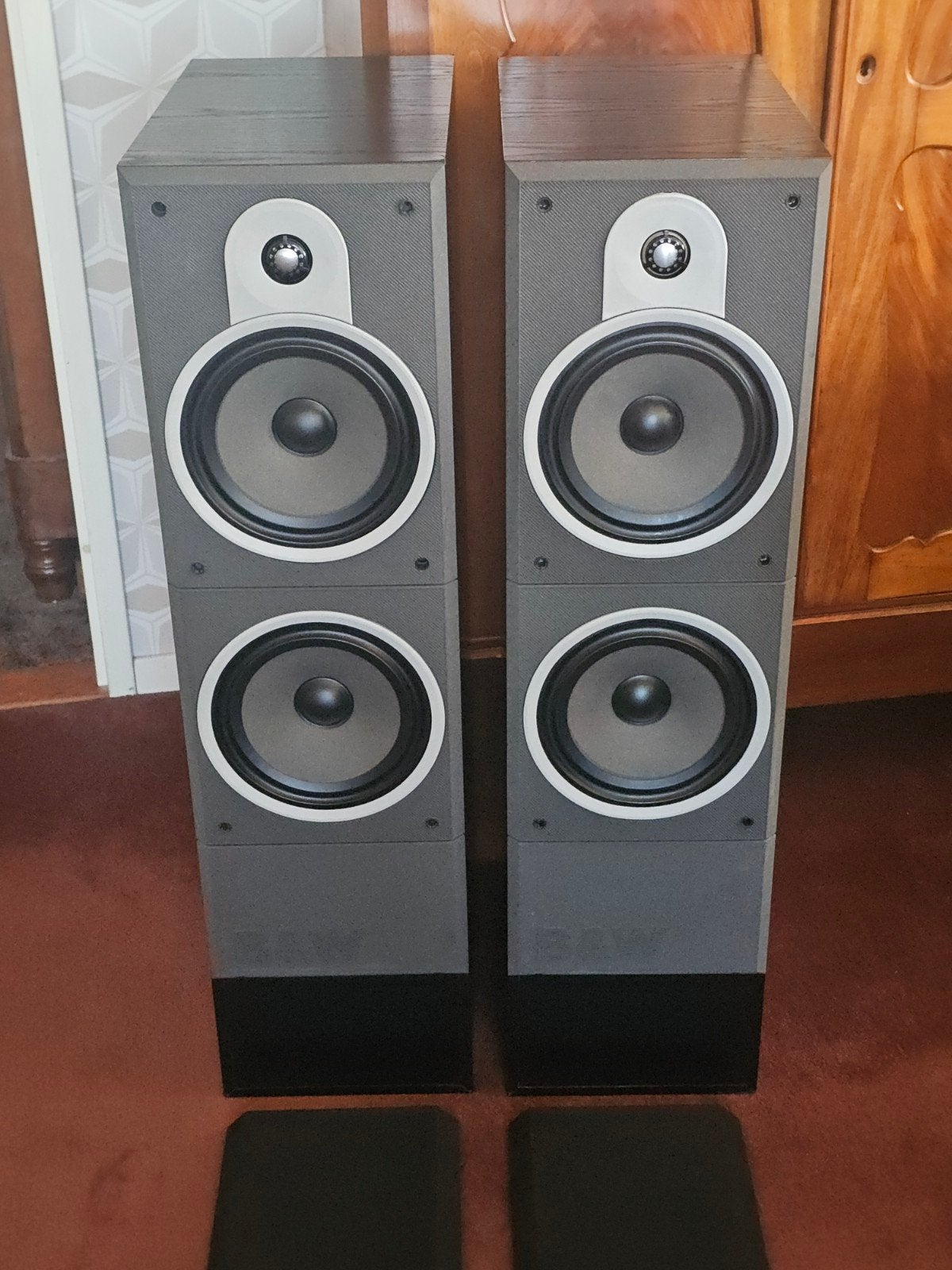 B & W boxen DM-580 i.z.g.st. 3-way 150watt, Ophalen, Gebruikt, 120 tot 150 watt, Speakerset