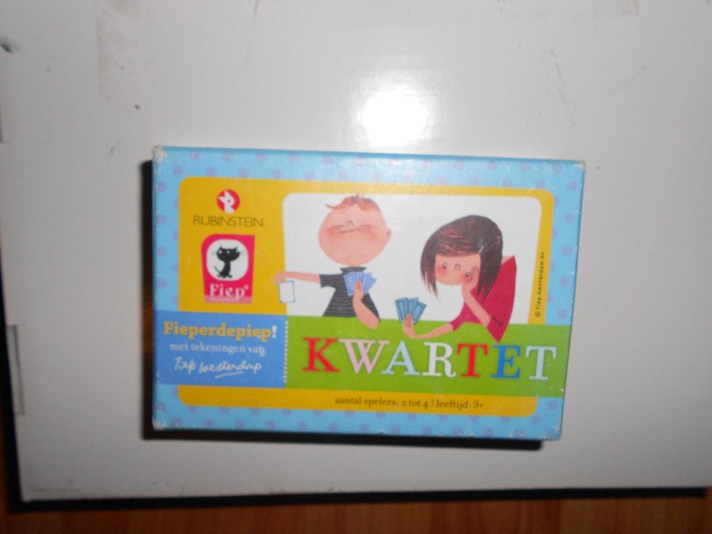 Fieperdepiep kwartet, 36 kaarten, tekeningen fiep westendorp, Verzamelen, Speelkaarten, Jokers en Kwartetten, Ophalen, Gebruikt