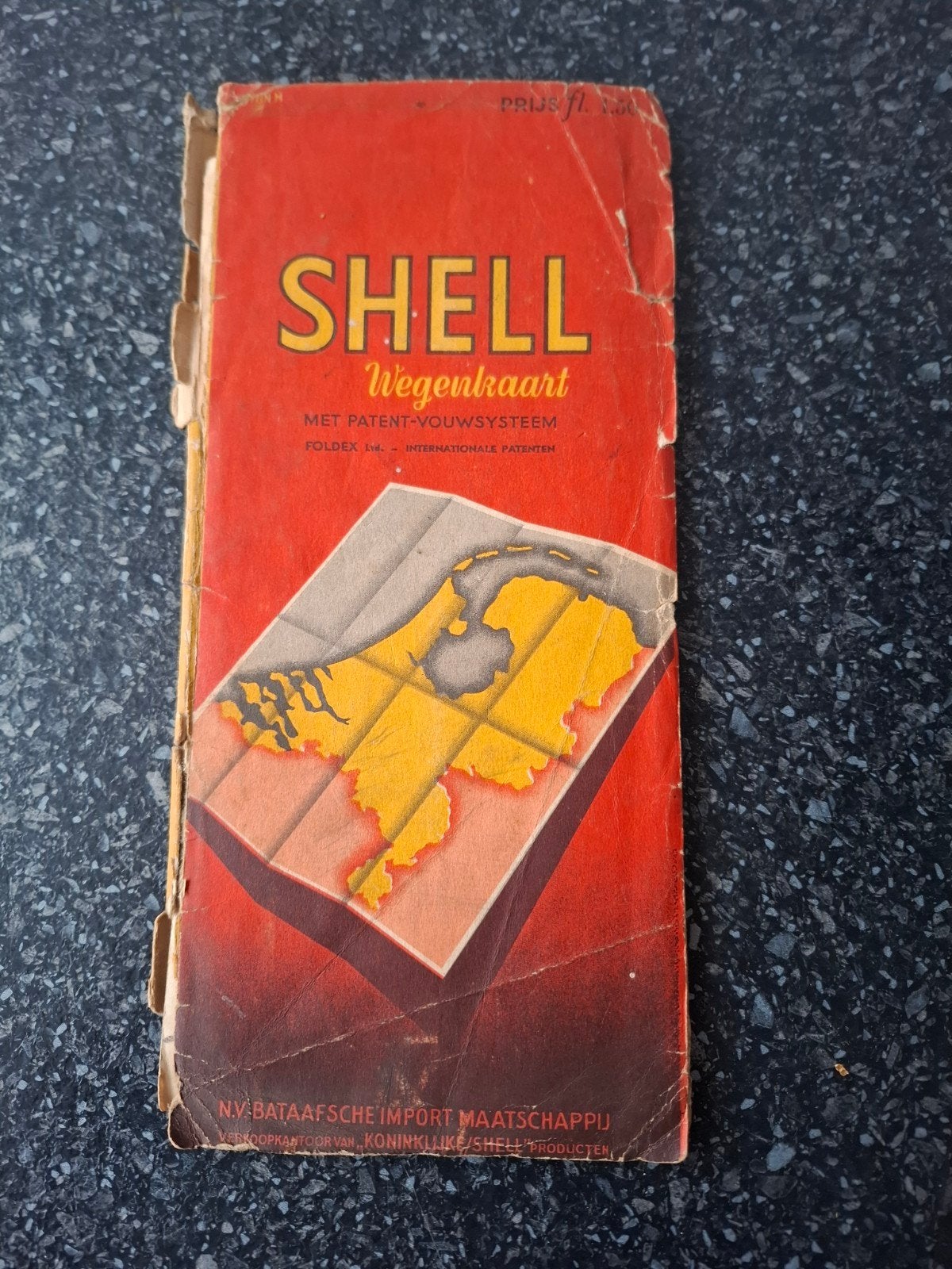 Shell, Gelezen, Ophalen of Verzenden, Landkaart, 1800 tot 2000
