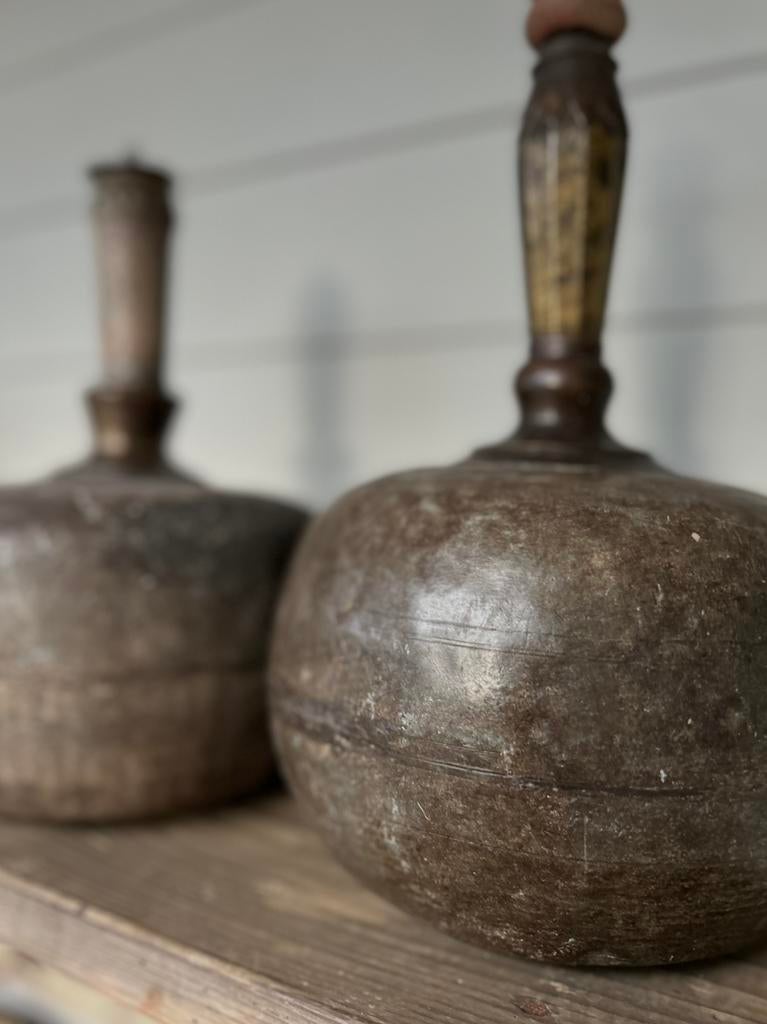 Oude rijstwijn kruik fles oosters sober sleets bohemian, Ophalen of Verzenden