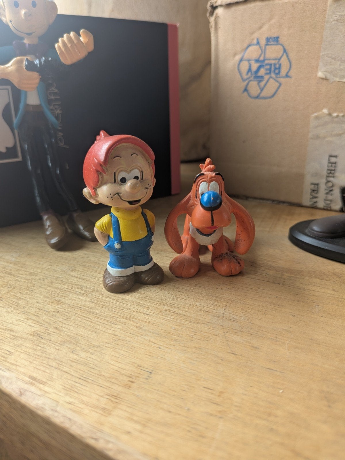 Boule & Bill MD-TOYS 1993 Figuren: Snuffie en Snuf, Ophalen of Verzenden, Gebruikt