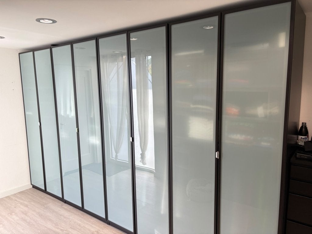 IKEA PAX kledingkast – 4 mtr breed – 8 deuren – 236 cm hoog, Ophalen, Met deur(en), 200 cm of meer, Zo goed als nieuw