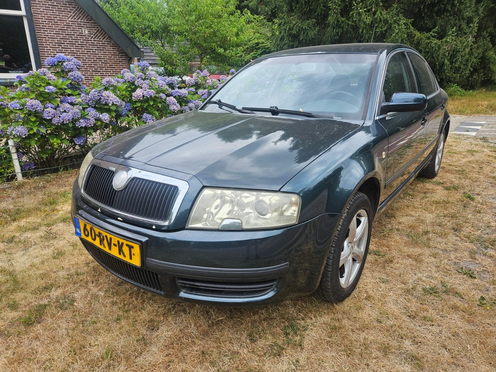 Skoda Superb 1.9 TDI 96KW AUT 2005 Groen, Auto's, Skoda, 1496 kg, 4 cilinders, Sedan, Superb