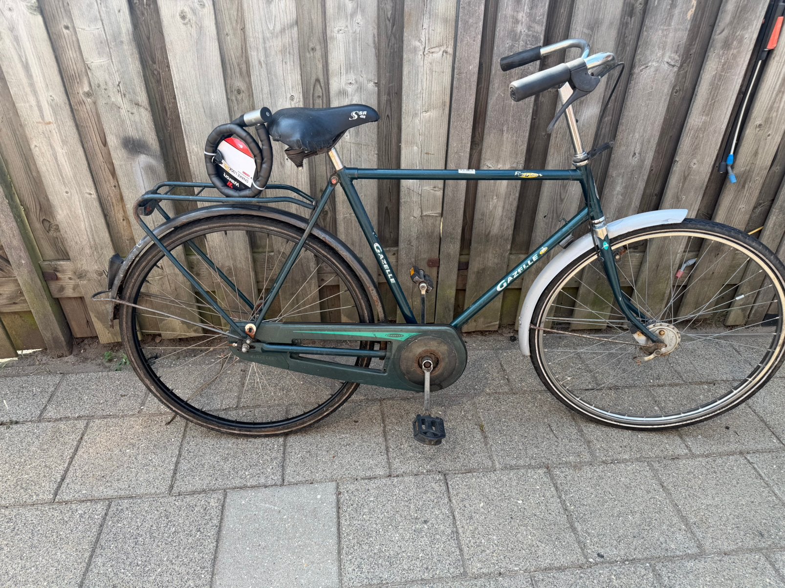 Stapfiets met nieuw slot, Fietsen en Brommers, Fietsen | Oldtimers, Ophalen