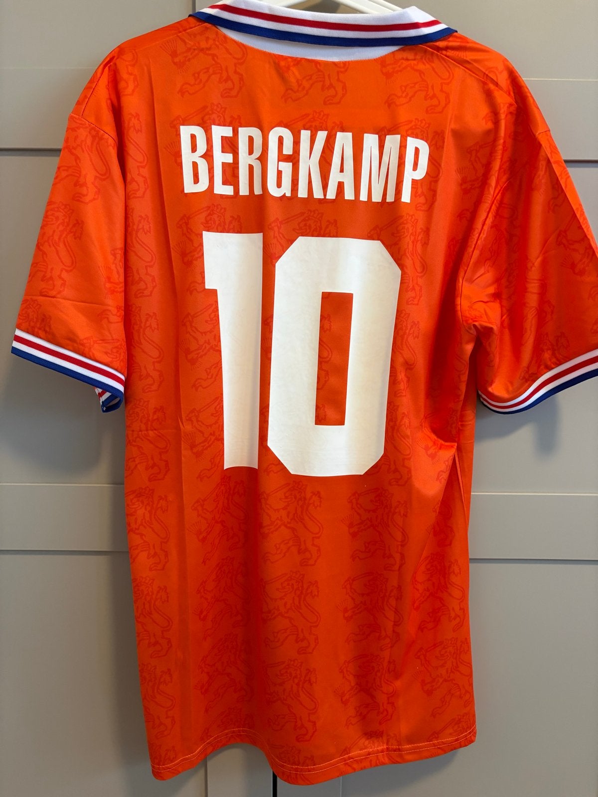 Vintage Oranje Shirt Dennis Bergkamp wk 1994 XL lotto, Maat XL, Ophalen of Verzenden, Nieuw, Shirt