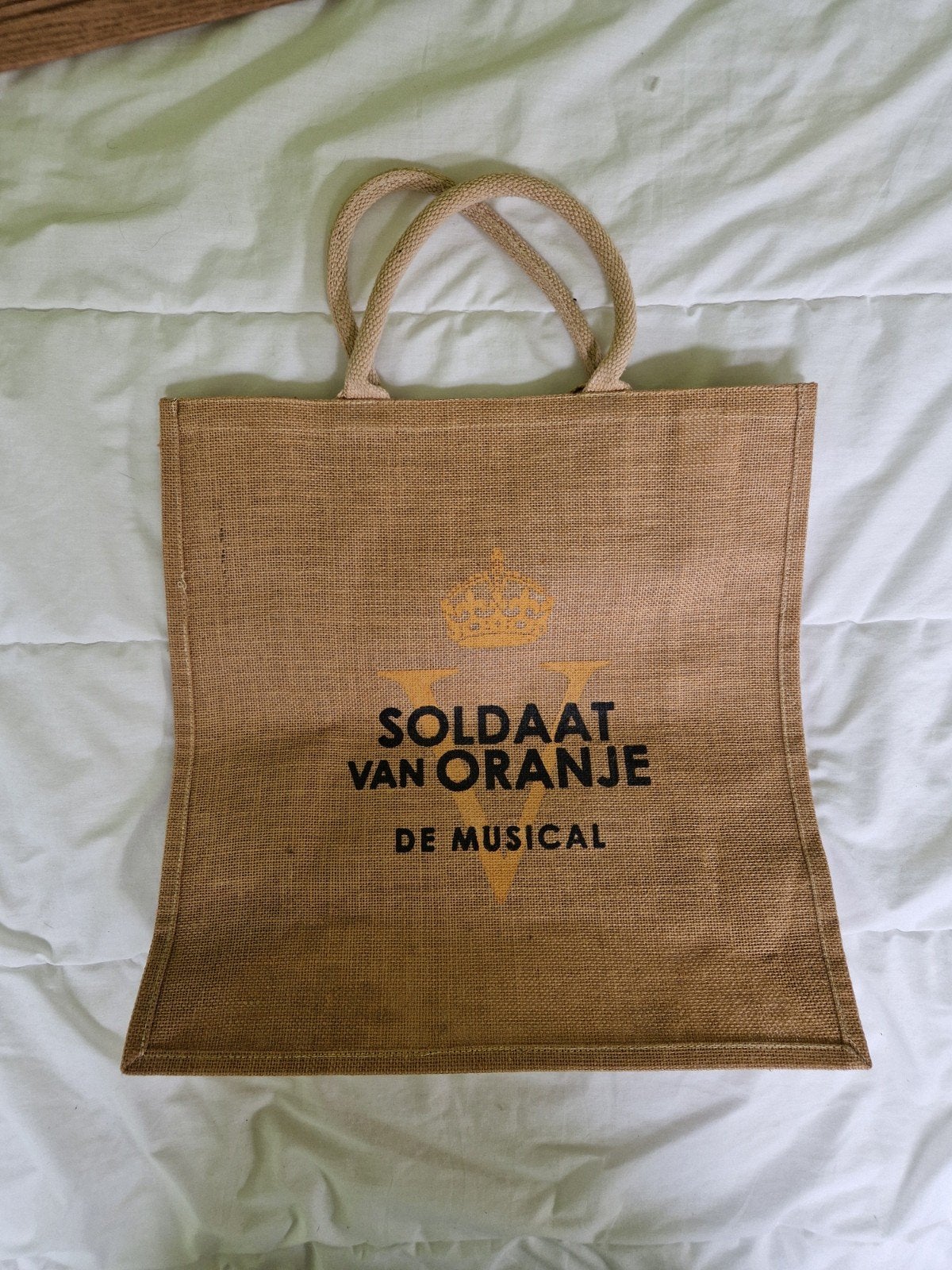 Jute tas Soldaat van Oranje - De Musical, Ophalen of Verzenden, Nieuw, Bruin, Shopper