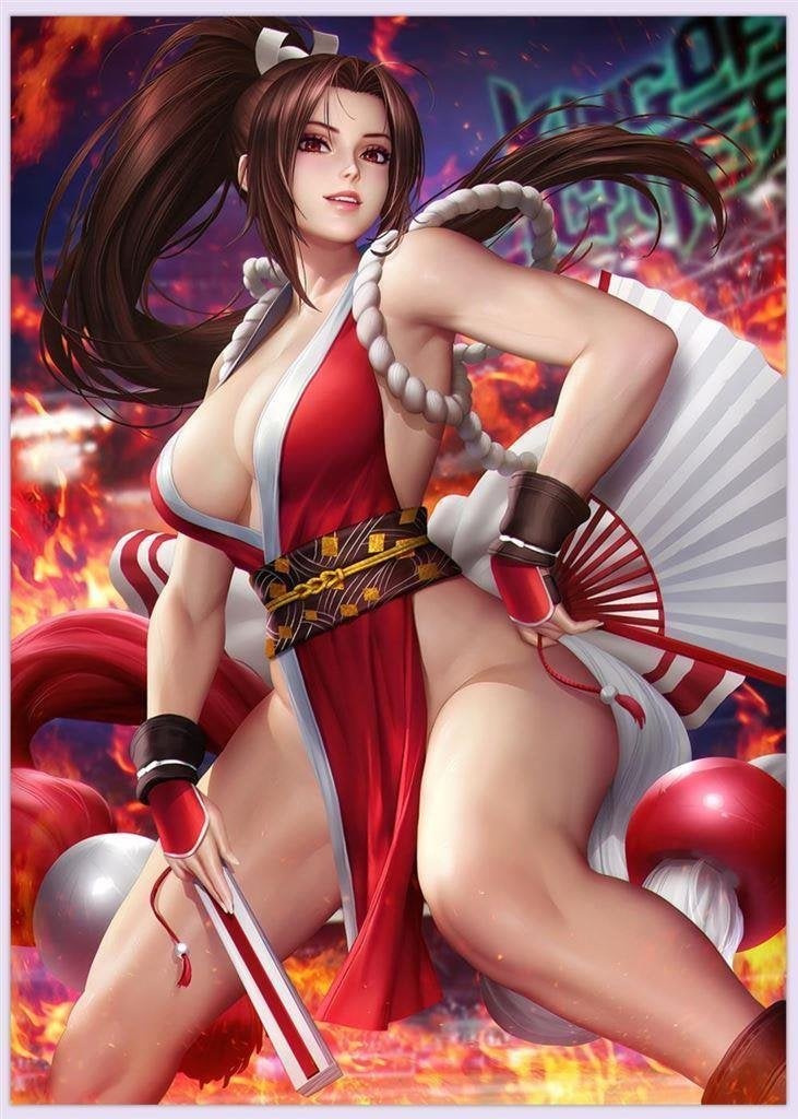 [50x70cm Poster] sexy waifu Mai Shiranui DOA Anime, Verzenden, Kuifje, Nieuw, Beeldje of Figuurtje