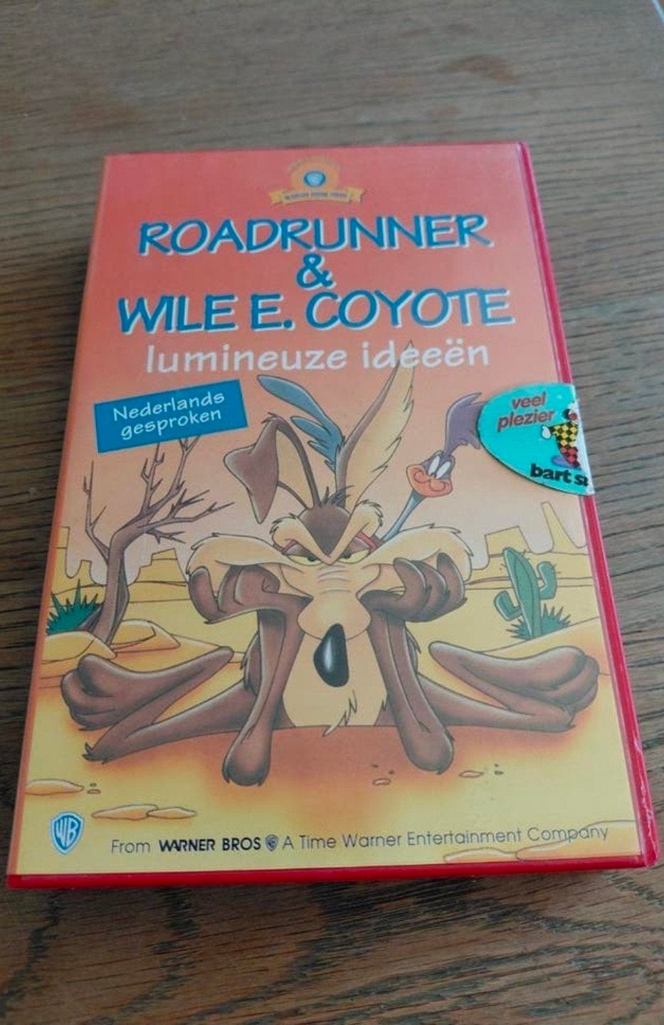 Roadrunner & Wile E. Coyote videoband. Looney Tunes., Gebruikt, Tekenfilm, Alle leeftijden, Ophalen of Verzenden