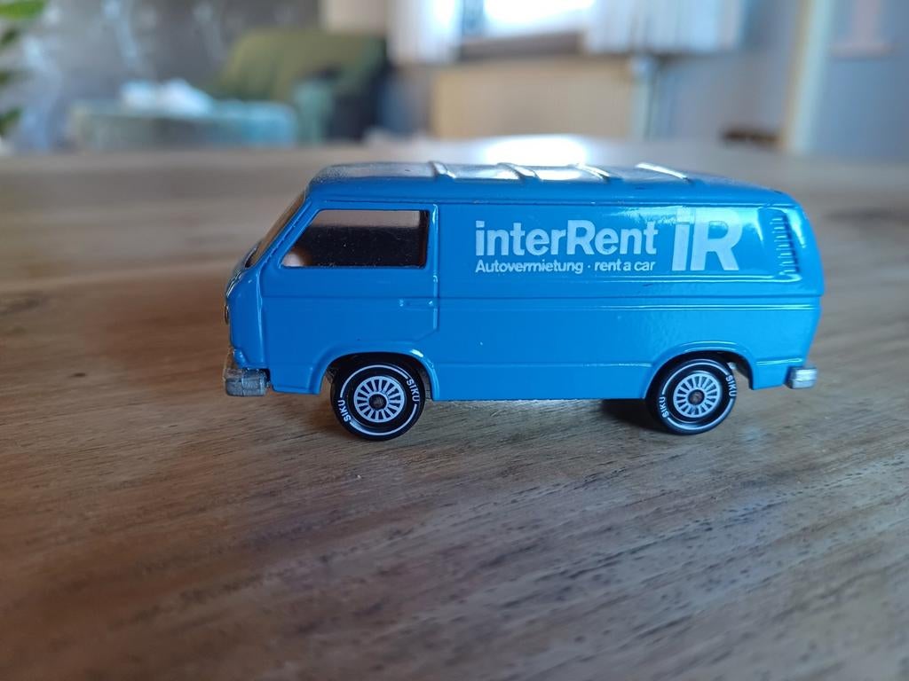 Siku Volkswagen T3 busje InterRent Autovermietung, Ophalen of Verzenden, Gebruikt, Auto