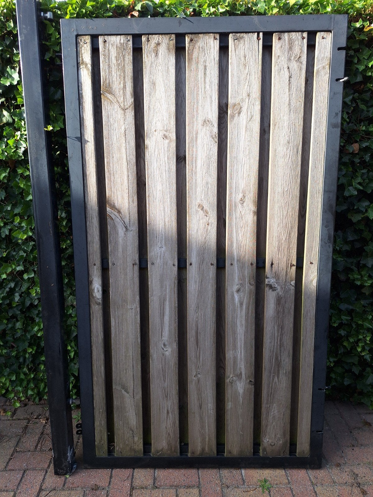 schutting deur, Tuin en Terras, Ophalen, Minder dan 3 meter, IJzer, 1 tot 2 meter