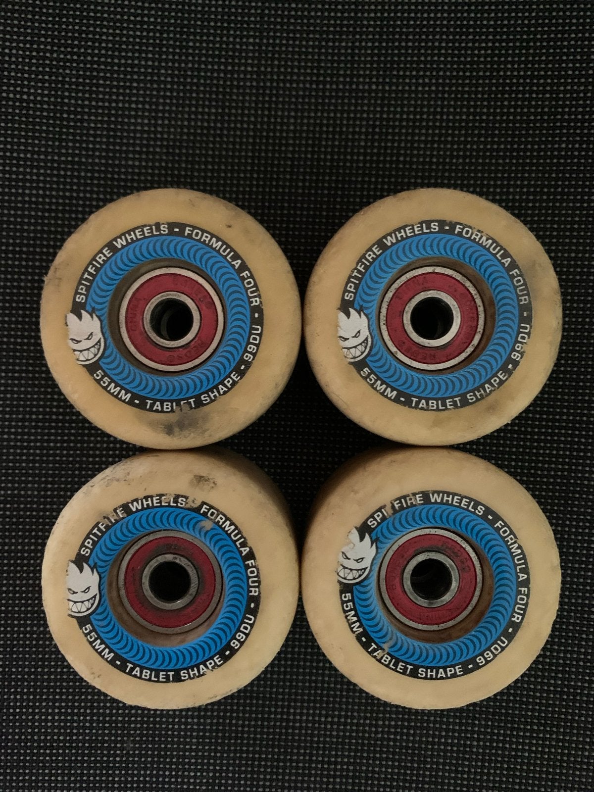 Spitfire Formula Four Skateboard Wielen 55mm - Zonder Lagers, Ophalen, Gebruikt, Skateboard
