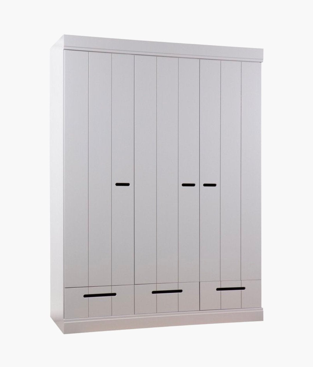 WOOOD Connect 3-deurs kast grijs, Ophalen, Modern, Scandinavisch, Zo goed als nieuw, 50 tot 75 cm