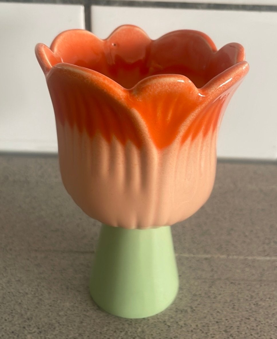 Superleuke vaas kandelaar tulp, Huis en Inrichting, Woonaccessoires | Vazen, Ophalen of Verzenden