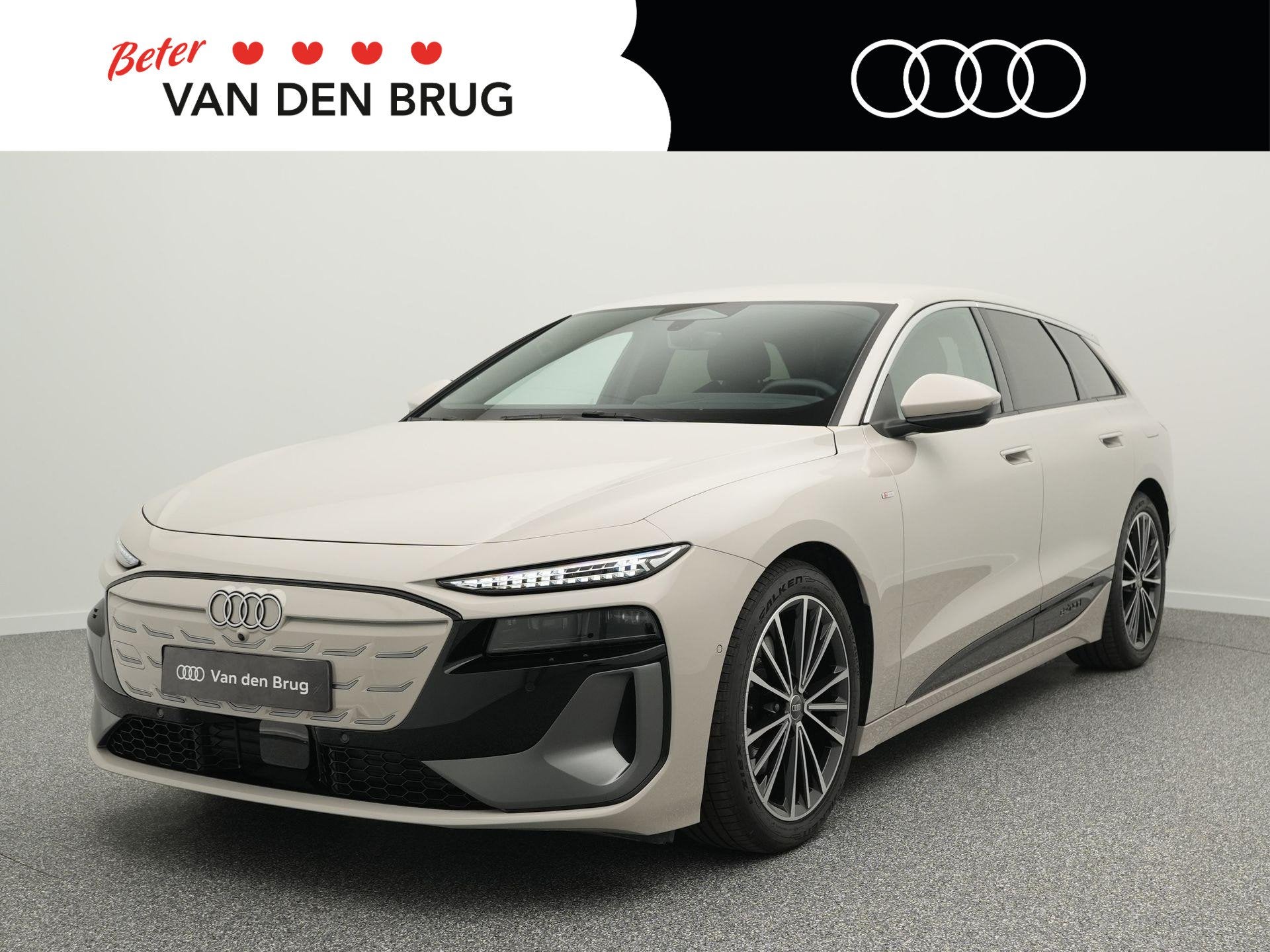 Audi A6 Avant e-tron S-line 83 kWh 286pk | Bijrijdersscherm|, Automaat, Gebruikt, Zwart, Beige