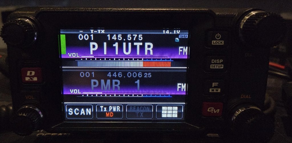 Yaesu FTM-400DE C4FM/FM Dualband 2m/70cm – compleet in doos, Ophalen, Zo goed als nieuw, Zender en Ontvanger