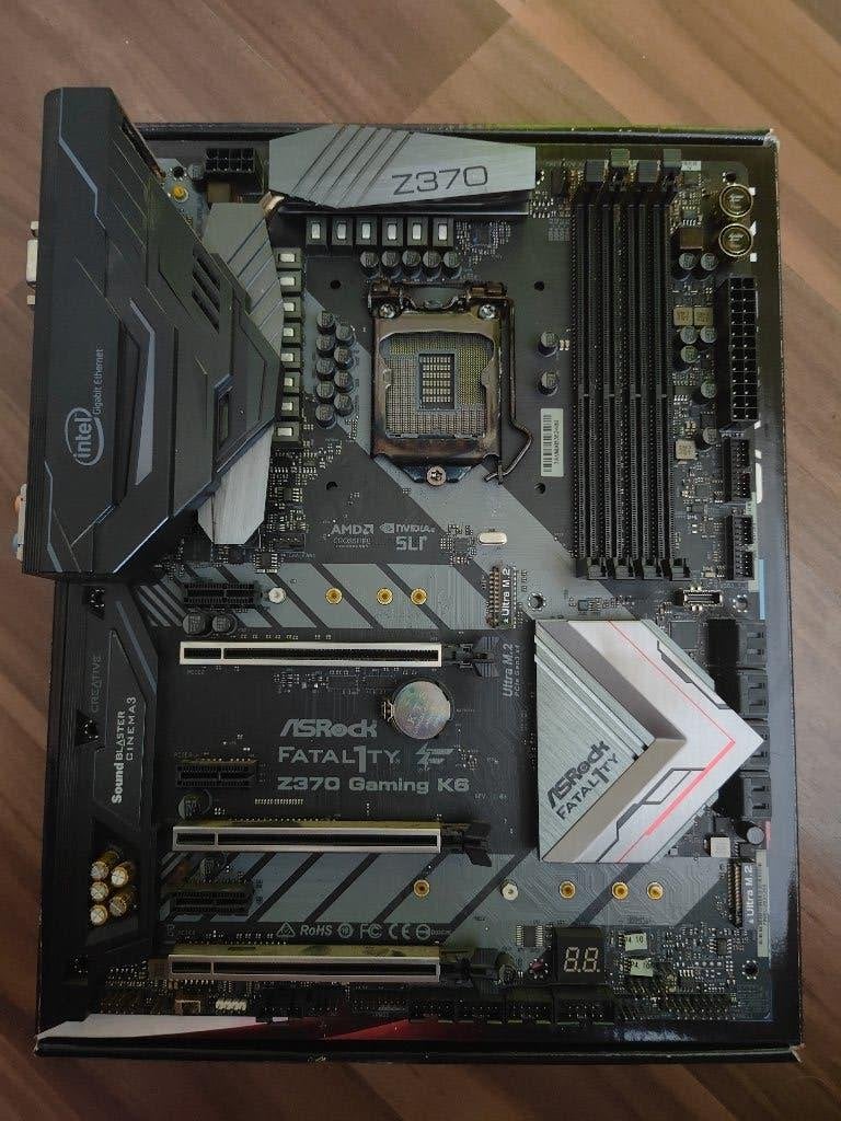 Fatal1ty AsRock Z370 Moederbord, Computers en Software, Moederborden, Ophalen, Gebruikt, LGA 1151, DDR4