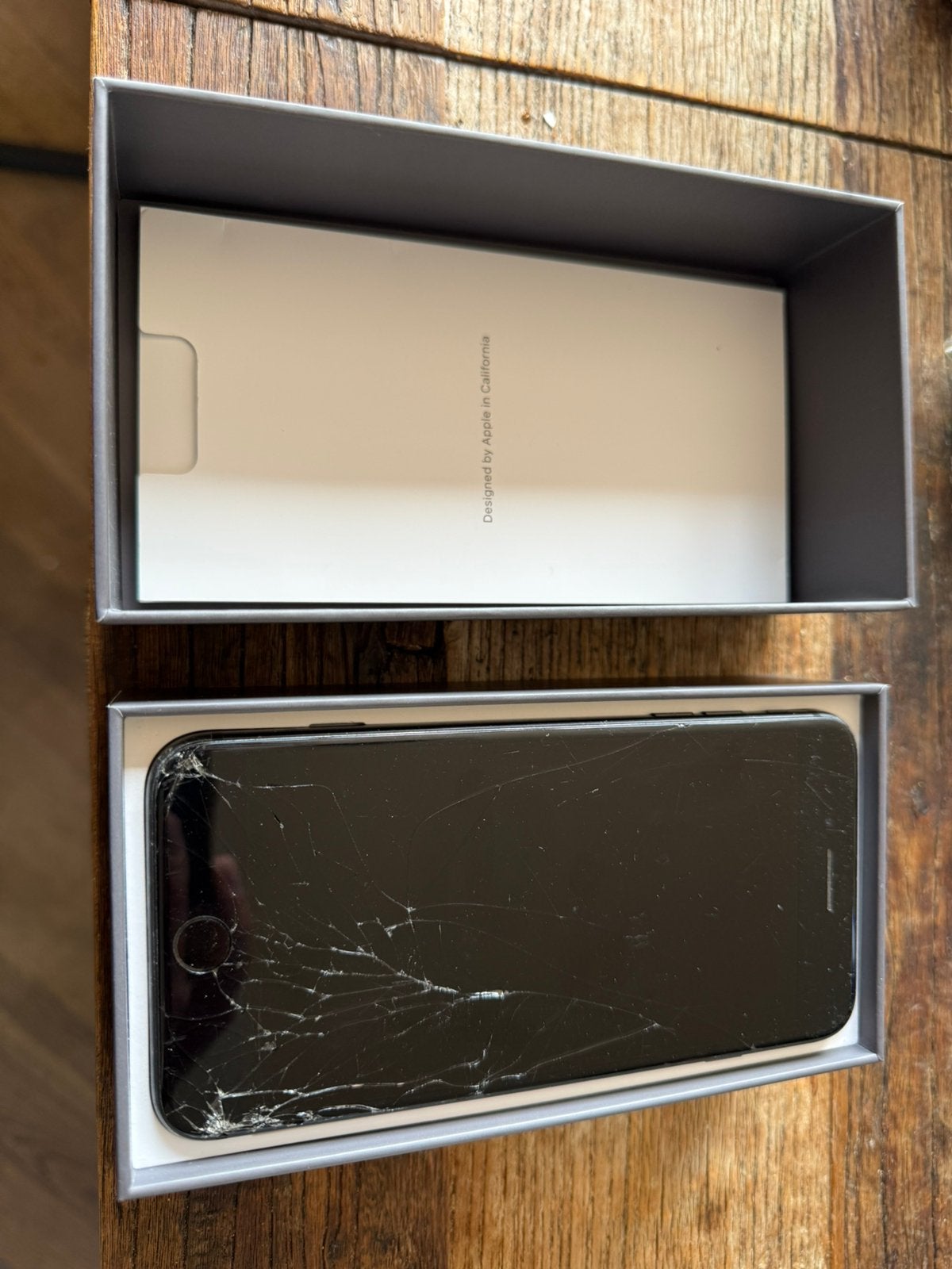 iPhone 8 Plus - Gebarsten scherm, werkt nog, Ophalen, IPhone 8 Plus, Zwart, 64 GB