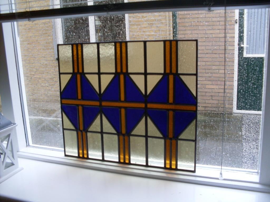 glas in lood, Huis en Inrichting, Woonaccessoires | Overige, Ophalen, Meerkleurig, Overige stijlen, Nieuw