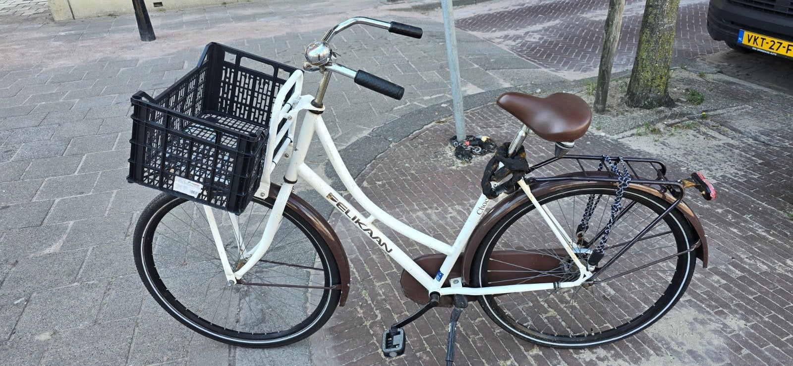 Goede Pelikaan oma fiets voor dames heren
Met rekje, 53 tot 56 cm, Ophalen, Gebruikt, Overige merken