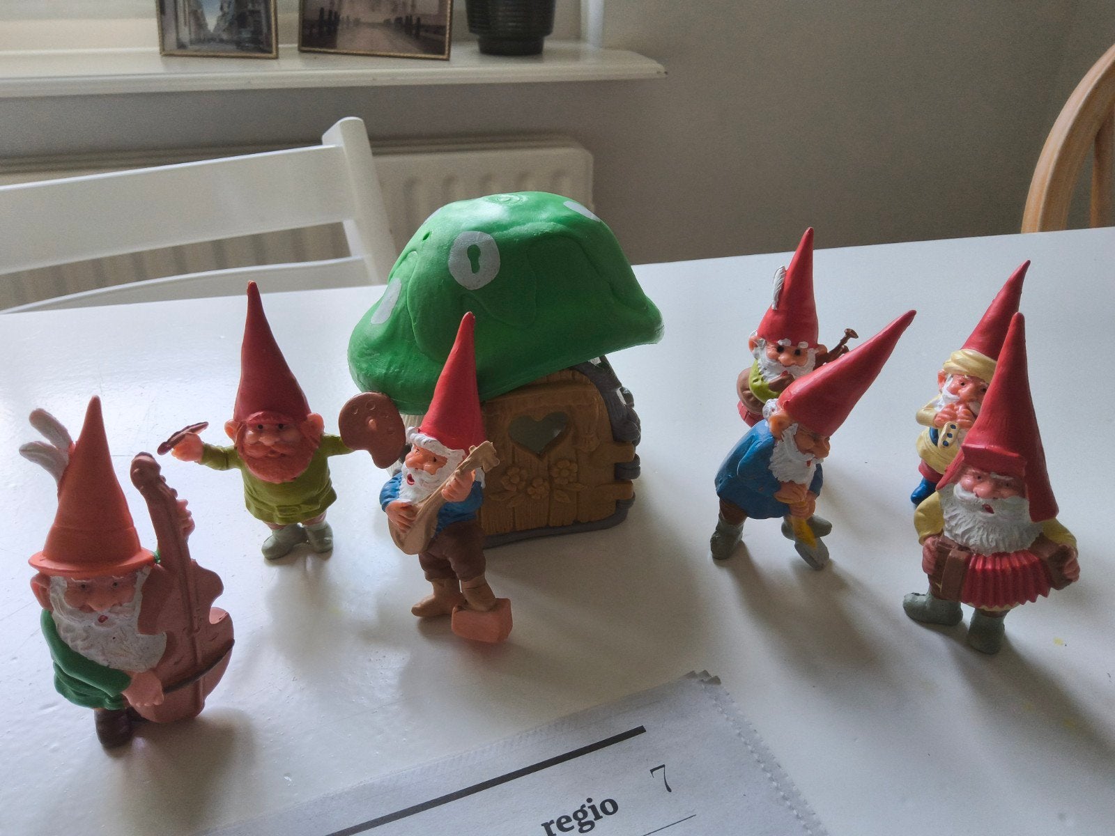 david de kabouter en smurfen huis uit 78, Verzamelen, Poppetjes en Figuurtjes, Ophalen of Verzenden, Gebruikt