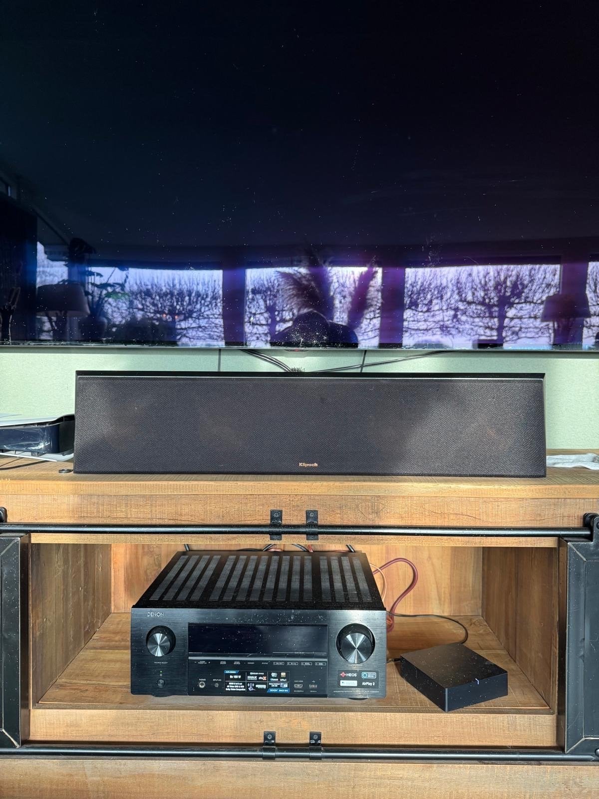 Klipsch Surround Set: Center, Subwoofer, Vloerstaand, Boeken, Zo goed als nieuw, Geschikt voor surround/home cinema, Center speaker