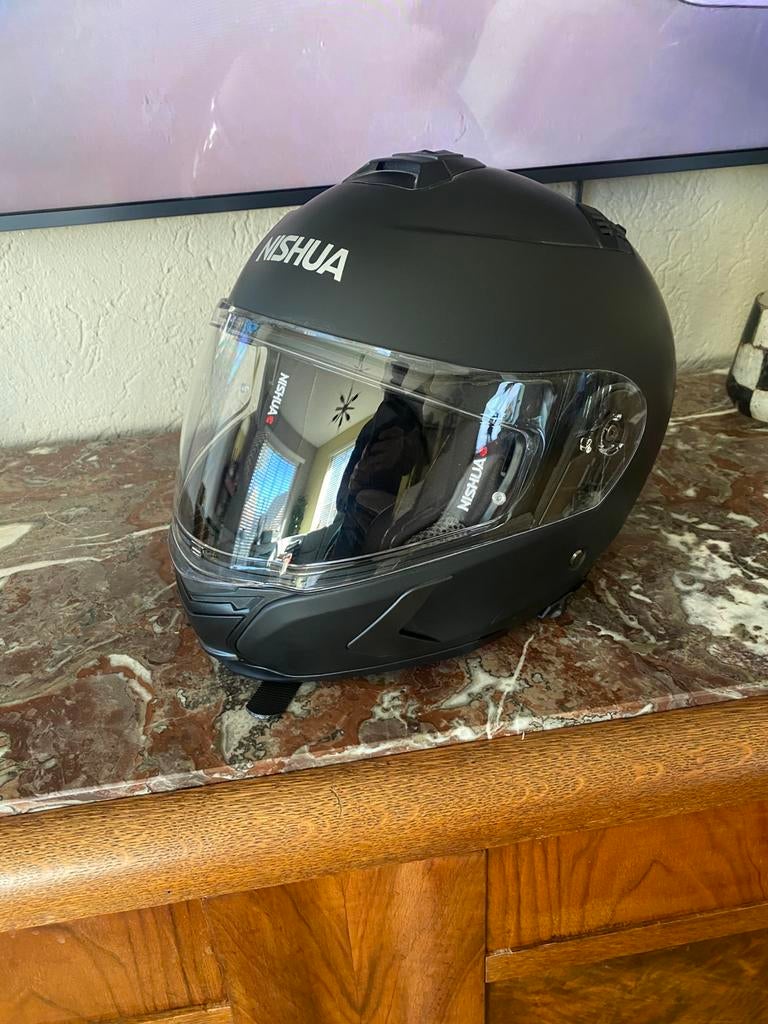 Nishua systeemhelm, Motoren, Ophalen of Verzenden, Tweedehands, Systeemhelm, Overige merken