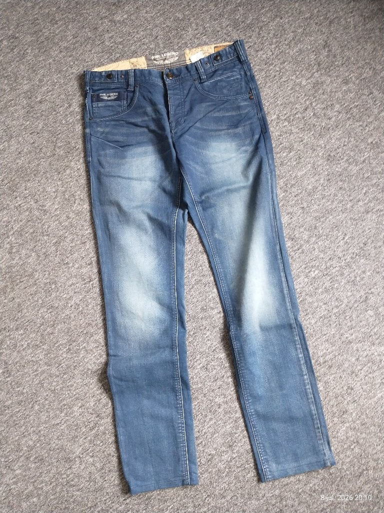 spijkerbroek, Ophalen, Blauw, W33 - W34 (confectie 48/50), Pme Legend