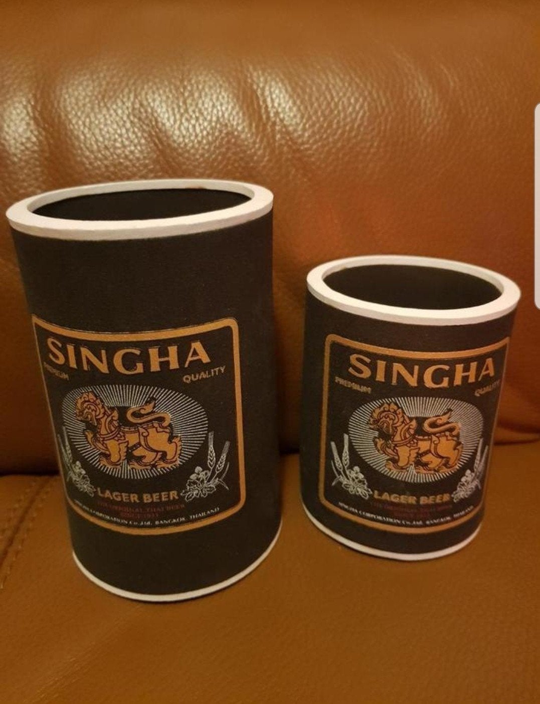 Originele Singha bierhouders / koozies uit Thailand, Ophalen of Verzenden, Overige merken