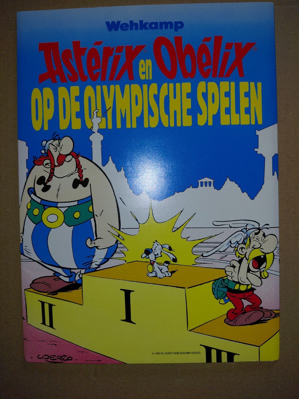 Asterix en Obelix op de Olympische Spelen, gezelschapsspelen, Eén stripboek, Ophalen of Verzenden, Gelezen