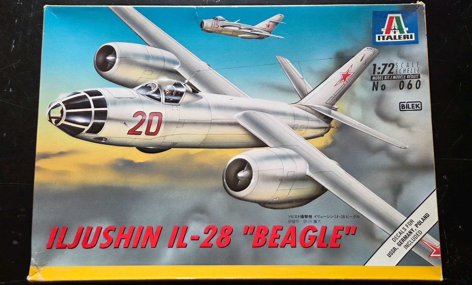 Italeri  Iljushin Il-28 "Beagle" 1:72, 1:72 tot 1:144, Italeri, Ophalen of Verzenden, Zo goed als nieuw