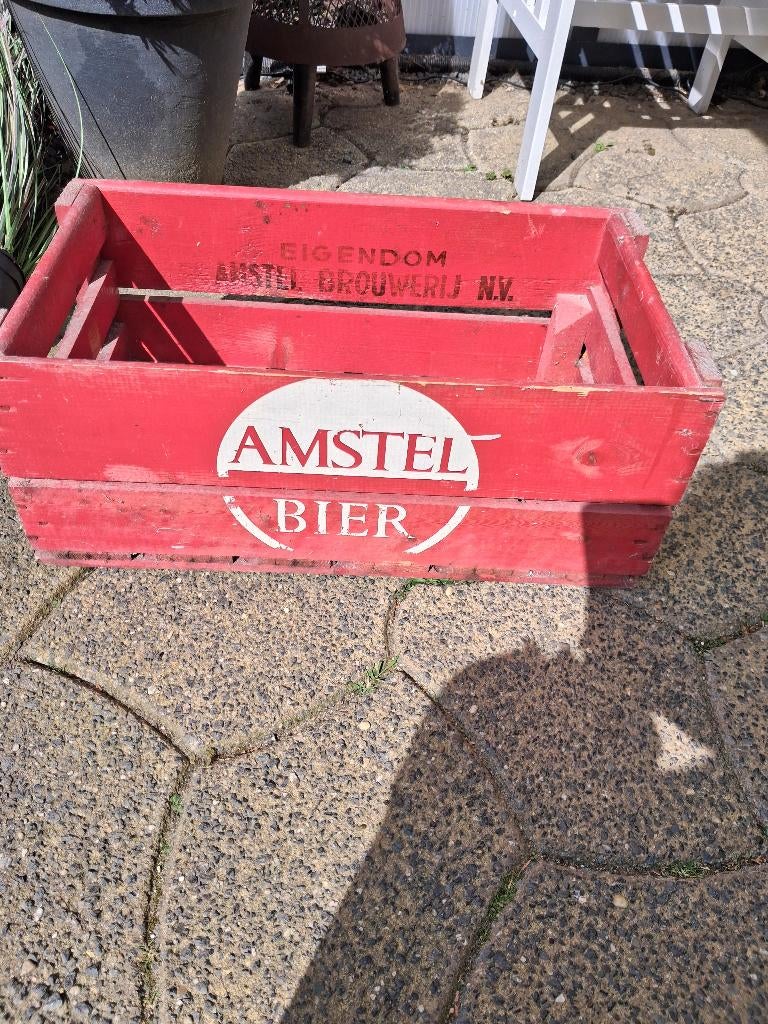 Amstel krat van hout (1965), Verzamelen, Biermerken, Ophalen, Gebruikt, Overige typen, Amstel