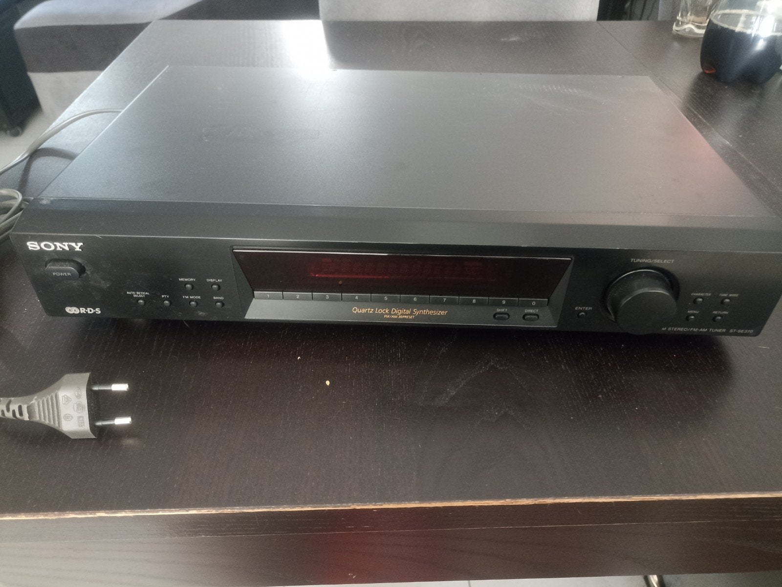 Sony ST-SE370 FM Stereo/AM Tuner - Quartz Lock Digital, Ophalen, Gebruikt, Analoog
