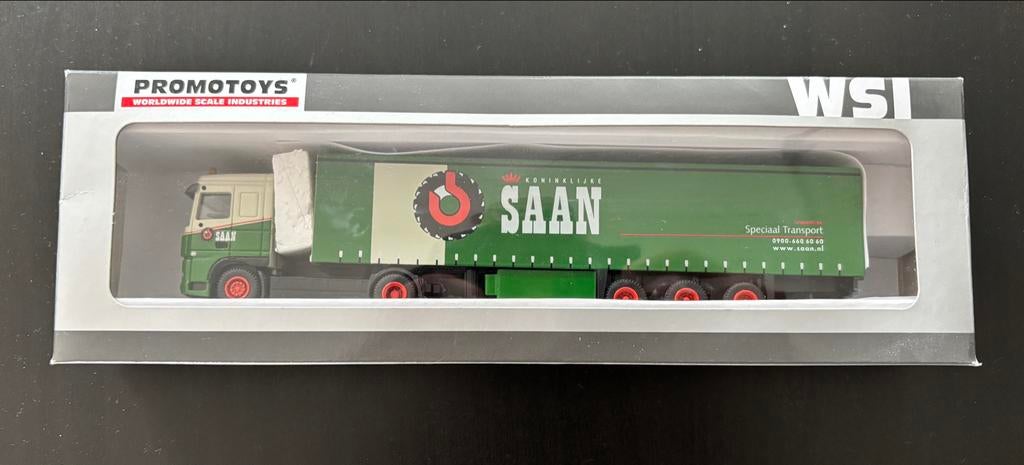 Promotoys WSI Koninklijke Saan DAF XF 105 SC 4x2 Oplegger, Hobby en Vrije tijd, Modelauto's | 1:87, Ophalen, Nieuw, Bus of Vrachtwagen