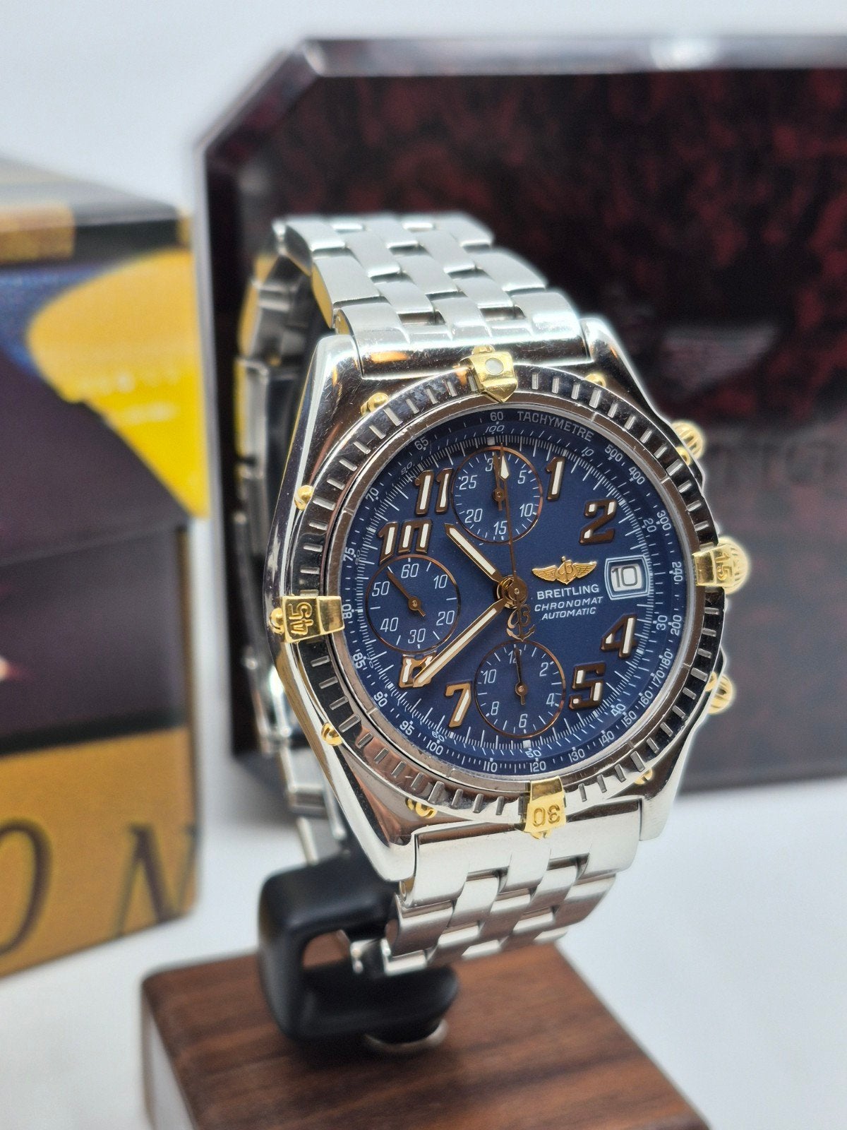 Breitling Chronomat Vitesse B13050 – 1997, Ophalen of Verzenden, Staal, Breitling